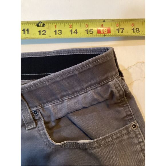 ARIAT M4 Rebar Low Rise Boot Cut Mens Jeans 33x36 Gray - Picture 2 of 4